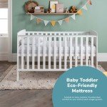Breathable Baby Crib Mattress with Waterproof Cover