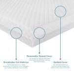 Breathable Baby Crib Mattress with Waterproof Cover