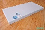 White Cot Bed with Deluxe Foam Mattress Combo
