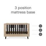 Tutti Bambini Como 3-in-1 Cot Bed - Distressed Oak