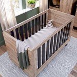 Tutti Bambini Como 3-in-1 Cot Bed - Distressed Oak