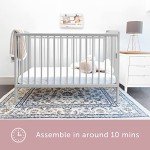 Starlight Cot with Convertible Mattress and Teething Rails
