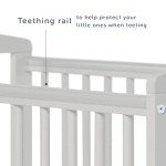 Starlight Cot with Convertible Mattress and Teething Rails
