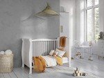 LEO Sleight Cot Bed with Aloe Vera Mattress
