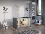 Francis Wooden Baby Cot Bed with Aloe Vera Mattress