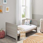 Caro Grey Wash Convertible Cot Bed with Teething Rail