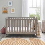 Caro Grey Wash Convertible Cot Bed with Teething Rail