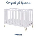 Acrylic Kimi Cot Bed with Hairpin Legs