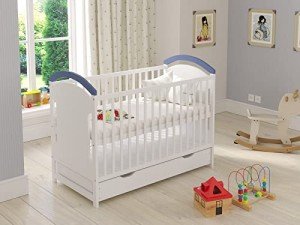 Amie Convertible Wooden Baby Cot Bed 120x60cm