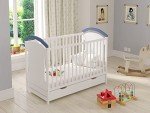 Amie Convertible Wooden Baby Cot Bed 120x60cm
