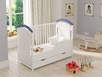 Amie Convertible Wooden Baby Cot Bed 120x60cm