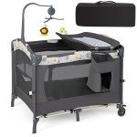 Maxmass 3-in-1 Portable Baby Travel Cot