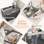 Maxmass 3-in-1 Portable Baby Travel Cot