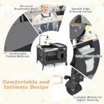 Maxmass 3-in-1 Portable Baby Travel Cot