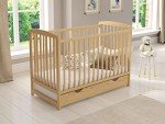 Jacob Wooden Baby Cot Bed with Drawer & Rails