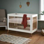 Obaby Maya Mini Natural Pine Baby Bed