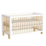 Alexander 4-in-1 Baby Cot Bed - White/Sunset Pine