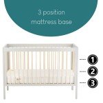 Lukas Babybett: Weiches, platzsparendes skandinavisches Design