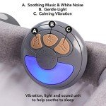 Nuby Sleep by Me Crib Co-Sleeper, White Noise