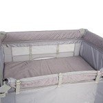 Soft Grey Red Kite Dreamer Bedside Crib