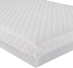 Eco-Breathable Waterproof Quilted Cot Mattress 140x70 cm
