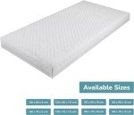 Eco-Breathable Waterproof Quilted Cot Mattress 140x70 cm