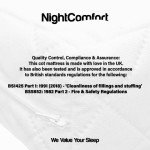 NightComfort Soft Waterproof Baby Crib Mattress Cover