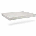 TIMON Convertible Wooden Baby Cot Bed 120x60cm & Deluxe Aloe Vera Foam Mattress (White)