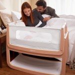 SnuzPod 4 Bedside Crib - Rocking Portable Baby Cot