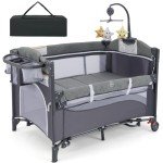 5-in-1 Portable Baby Travel Cot with Accessories