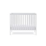 Obaby White Space Saver Cot, Bantam
