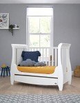Tutti Bambini Katie Sleigh Cot Bed with Drawer