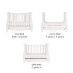 Tutti Bambini Katie Sleigh Cot Bed with Drawer