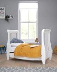Tutti Bambini Katie Sleigh Cot Bed with Drawer