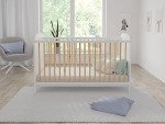 Maddox 140x70cm Nursery Cot Bed with Barriers