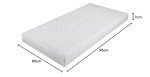 Quilted Travel Cot Mattress for Red Kite & Graco