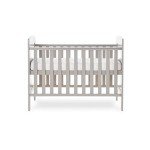 Obaby Grace Mini Cot Bed in Warm Grey