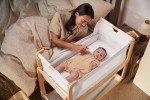SnuzPod 4 Bedside Crib - Rocking Portable Baby Cot