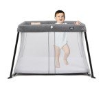 Grey Mélange Babylo Liteway Lightweight Travel Cot