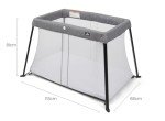 Grey Mélange Babylo Liteway Lightweight Travel Cot