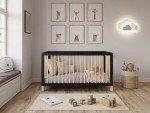 Alexander 4-in-1 Baby Cot Bed - Anthracite/Pine