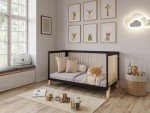 Alexander 4-in-1 Baby Cot Bed - Anthracite/Pine