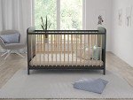 Maddox Adjustable Cot Bed with Wooden Barriers