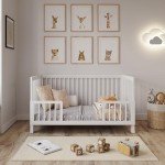 Alexander 4-in-1 Baby Cot Bed (White)