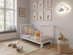Alexander 4-in-1 Baby Cot Bed (White)