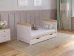 Levi Baby Cot Bed with Mattress & Large Drawer