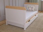 Levi Baby Cot Bed with Mattress & Large Drawer