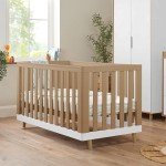 Tutti Bambini Hygge 3-in-1 Cot Bed - Light Oak