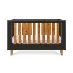 Tutti Bambini Como 3-In-1 Cot Bed - Slate Grey/Rosewood