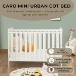 Babymore Caro Urban Mini Convertible Cot Bed